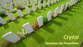  Presentation with rouen haute normandy france - Theme consisting of british cemetery in bayeux normandy background and a tawny brown colored foreground