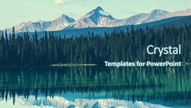  Presentation with british columbia canada - Cool new presentation design with british columbia - serenity emerald lake backdrop and a ocean colored foreground