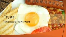  Presentation with english - Beautiful presentation featuring british culture - plate of a tasty full backdrop and a yellow colored foreground