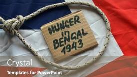  Presentation with british history - PPT theme having british-history-history-of-genocide background and a violet colored foreground