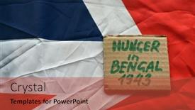  Presentation with british history - Presentation design featuring british-history-history-of-genocide background and a red colored foreground