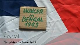  Presentation with british history - Cool new PPT theme with british-history-history-of-genocide backdrop and a light gray colored foreground