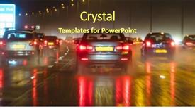  Presentation with traffic police - Slides with british motorway with police background and a tawny brown colored foreground