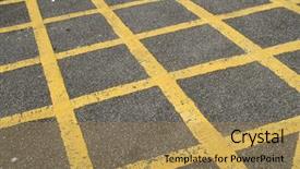  Presentation with british - Beautiful slides featuring british road box junction keep backdrop and a coral colored foreground