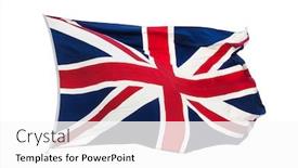  Presentation with union jack flag - Slide deck enhanced with british-uk-flag-union-jack background and a white colored foreground