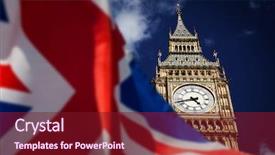  Presentation with union jack - Amazing PPT theme having british union jack flag backdrop and a  colored foreground