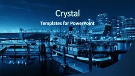  Presentation with vancouver - Colorful slides enhanced with vancouver false creek at night backdrop and a ocean colored foreground