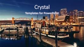  Presentation with pride rainbow crosswalk vancouver pedestrians - Colorful slide deck enhanced with vancouver false creek at night backdrop and a navy blue colored foreground