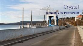  Presentation with dam - Slide deck enhanced with brno-reservoir-dam-industrial-structures background and a lemonade colored foreground