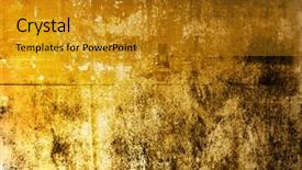  Presentation with computer network design - Presentation theme having broad sheet - computer designed highly detailed grunge background and a gold colored foreground