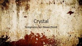  Presentation with texture - Amazing PPT theme having broad sheet - grunge wall texture backdrop and a lemonade colored foreground