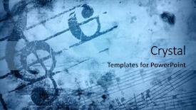  Presentation with grunge vintage music notes - Presentation enhanced with broad sheet - music grunge backgrounds - perfect background and a  colored foreground