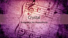  Presentation with perfect - Audience pleasing presentation theme consisting of broad sheet - music grunge backgrounds - perfect backdrop and a coral colored foreground