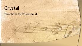  Presentation with grunge vintage music notes - Beautiful presentation featuring broad sheet - music grunge backgrounds - perfect backdrop and a  colored foreground