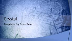  Presentation with perfect - Amazing PPT theme having broad sheet - music grunge backgrounds - perfect backdrop and a light blue colored foreground