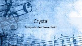  Presentation with sheet music - Presentation with broad sheet - music grunge backgrounds - perfect background and a light blue colored foreground