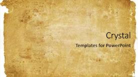  Presentation with old - Slides consisting of broad sheet - torn old papet background and a yellow colored foreground