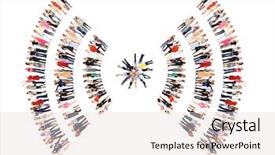  Presentation with diversity - Colorful slide deck enhanced with broadcasting free - people diversity achievement idea backdrop and a  colored foreground