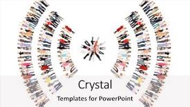  Presentation with broadcasting - Cool new slides with broadcasting free - standing together office culture backdrop and a lemonade colored foreground