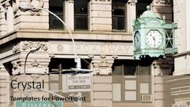  Presentation with broadway - Presentation with broadway manhattan new york city background and a coral colored foreground