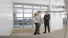  Presentation with real estate prices - Amazing slide deck having brochure 3 - full length of a real backdrop and a light gray colored foreground