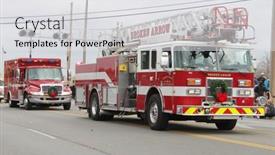  Presentation with firefighter - Beautiful presentation theme featuring broken-arrow-ok-december-8 backdrop and a light gray colored foreground