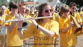  Presentation with school district - Theme consisting of broken-arrow-ok-may-14 background and a gold colored foreground