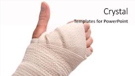  Presentation with injury - Audience pleasing PPT theme consisting of red navel also called cara backdrop and a lemonade colored foreground