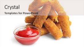  Presentation with white cheese - Theme with broken bread - fried cheese sticks and bowl background and a soft green colored foreground