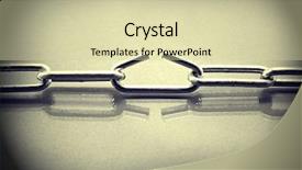  Presentation with chain - Amazing presentation theme having broken chain on circle light backdrop and a soft green colored foreground