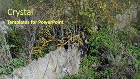  Presentation with soviet - Presentation design consisting of broken-concrete-abandoned-huge-soviet background and a tawny brown colored foreground