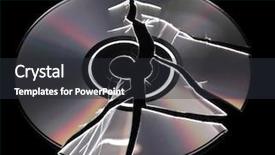  Presentation with black people trying to cross a broken bridge for peace - Colorful PPT layouts enhanced with broken disk with information isolated backdrop and a dark gray colored foreground