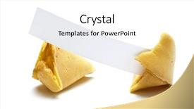  Presentation with fortune cookie - Audience pleasing presentation consisting of uk flag waving in the wind with some spots and stains backdrop and a wine colored foreground