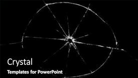  Presentation with black hole - PPT layouts enhanced with broken-glass-texture-with-hole background and a black colored foreground