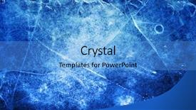  Presentation with ice blue - Slides enhanced with broken ice background background and a teal colored foreground