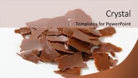  Presentation with thin film - PPT layouts having oaks - dry oak leaves background and a ocean colored foreground