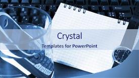  Presentation with telephone mobile - Theme having broken teeth - mobile telephone in the glass background and a  colored foreground