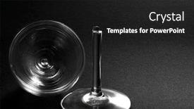  Presentation with broken glass - Presentation theme enhanced with broken-wine-glass background and a dark gray colored foreground