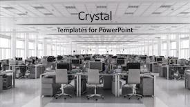  Presentation with stock trading - Presentation design featuring brokerage - stock trading center mixed media background and a light gray colored foreground