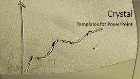  Presentation with statistic - Slide set with brokerage firm - positive statistic trend balance background and a mint green colored foreground