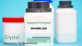  Presentation with meat production - Slides featuring bromelain-is-an-enzyme-derived background and a arctic colored foreground