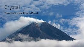  Presentation with java island - Beautiful slides featuring bromo-volcano-on-the-java backdrop and a teal colored foreground