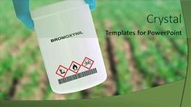  Presentation with weeds - PPT theme with bromoxynil-a-herbicide-used background and a seafoam green colored foreground