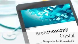  Presentation with bronchoscopy - Presentation theme consisting of bronchoscopy-medical-procedures-a-procedure background and a white colored foreground