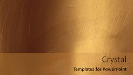  Presentation with ink blot - PPT layouts having bronze-and-gold-ink-smear background and a gold colored foreground