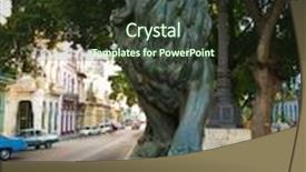  Presentation with cuban - Colorful slide deck enhanced with bronze lion in the boulevard of el prado in havana these statues are a symbol of the cuban capital backdrop and a tawny brown colored foreground