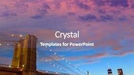  Presentation with 4th july - Presentation theme with brooklyn bridge and manhattan skyline on july 4th new york usa background and a gray colored foreground