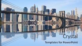  Presentation with brooklyn - Cool new slide deck with  backdrop and a  colored foreground