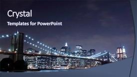  Presentation with brooklyn bridge - Audience pleasing slides consisting of town of hvar turquoise waterfront view dalmatia croatia backdrop and a gray colored foreground