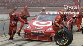  Presentation with pit stop - PPT theme with brooklyn-mi-june-13-juan background and a violet colored foreground